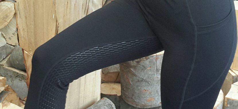 APM-TEC Reitleggings Reithose Silikon Vollbesatz L/38 schwarz neues Modell – Bild 7