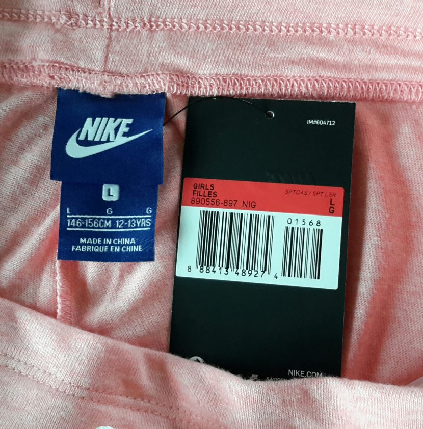 Nike Girls Shorts rosa Gr. L Kinder NEU – Bild 3