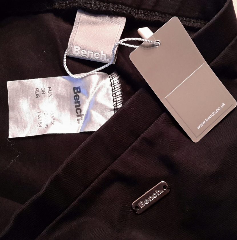 BENCH  LEGGING schwarz mit  Silber Gr. 152/158   NEU – Bild 2