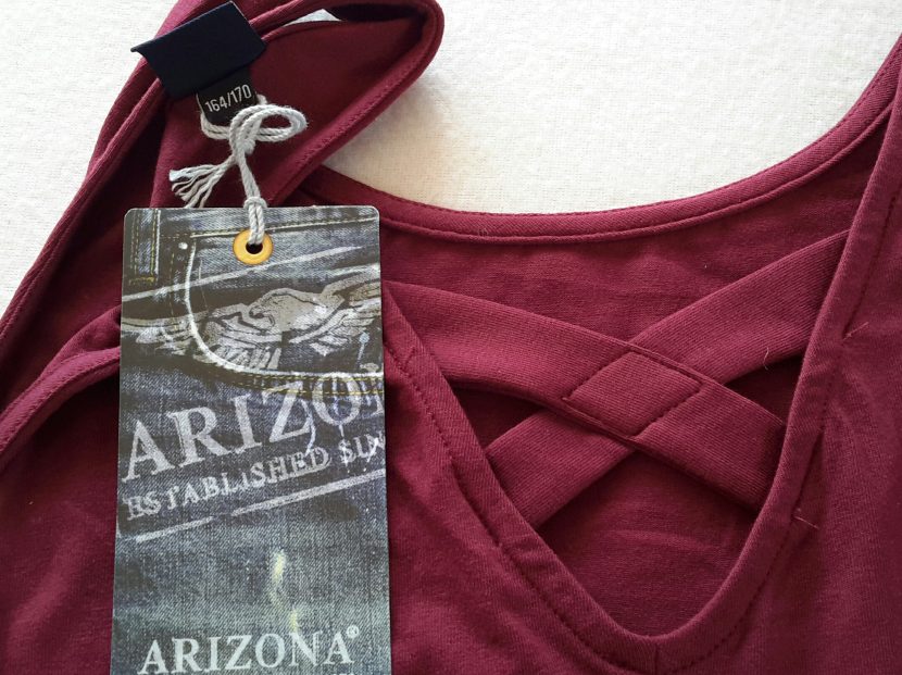 ARIZONA  KLEID dunkelrot Gr. 164/170 NEU – Bild 2