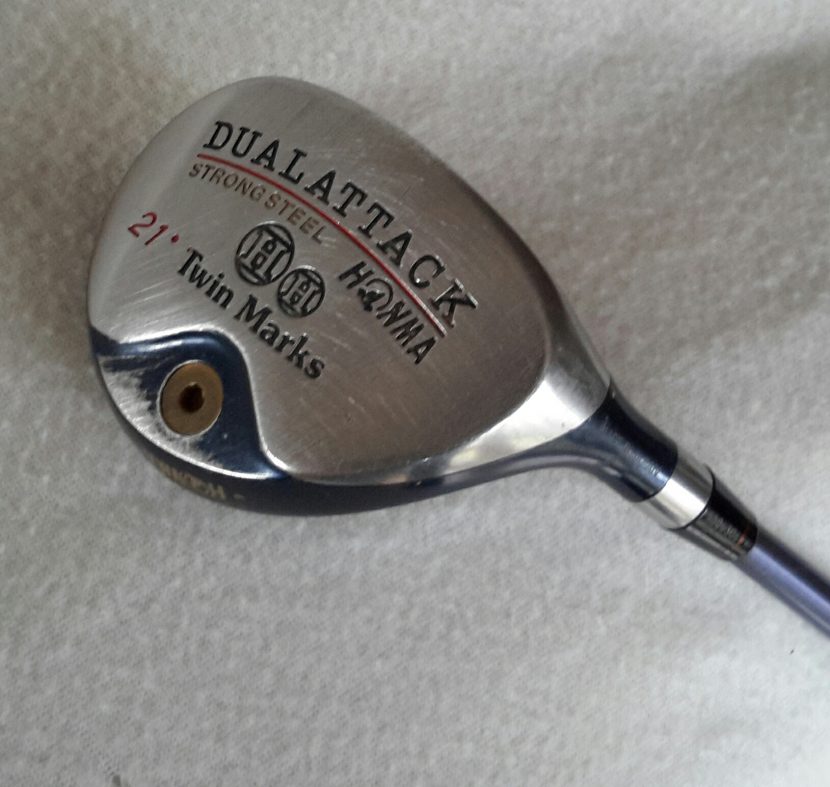 Honma Hybrid Twin Marks DUAL ATTACK  Loft 21° Schaft SK500 Flex R