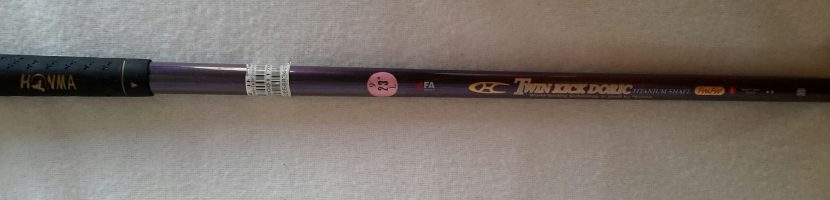 Honma Hybrid Twin Marks DUAL ATTACK F&F  Loft 23° Schaft 2S DORIC TITANIUM Flex L Damen – Bild 2