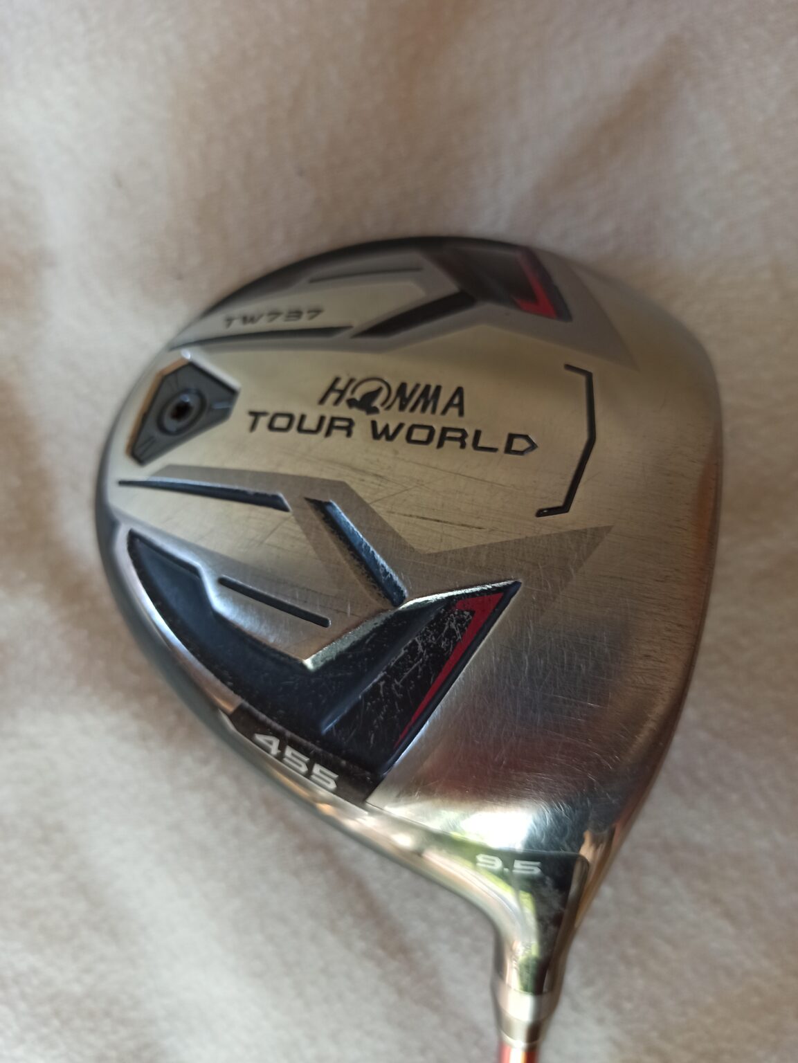 Honma Driver Loft 9.5° TOUR WORLD TW737 455  Schaft VIZARD EX-C65 Flex S