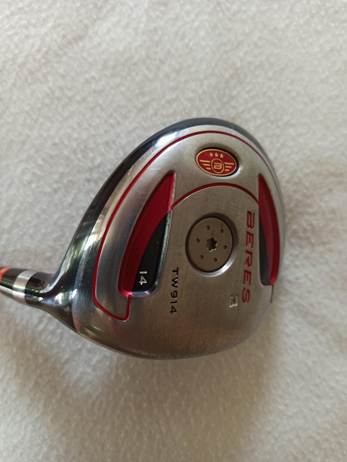 Honma Fairway Holz 3 Beres TOUR WORLD TW914 Loft 14° Schaft 3S 2009 ARMRQ UD62 Flex S